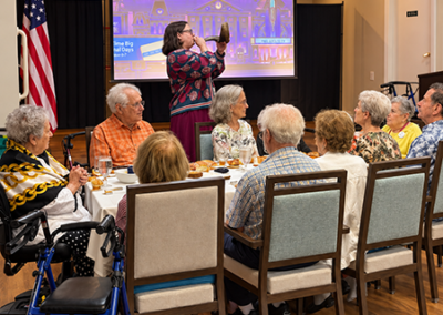 Jewish Family Services senior engagement Rosh Hashanah luncheon