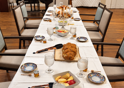 Jewish Family Services senior engagement Rosh Hashanah luncheon