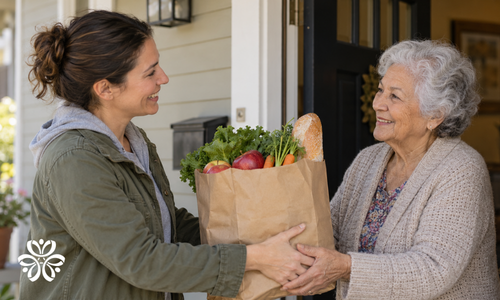 JFS volunteers demonstrate gratitude in action.